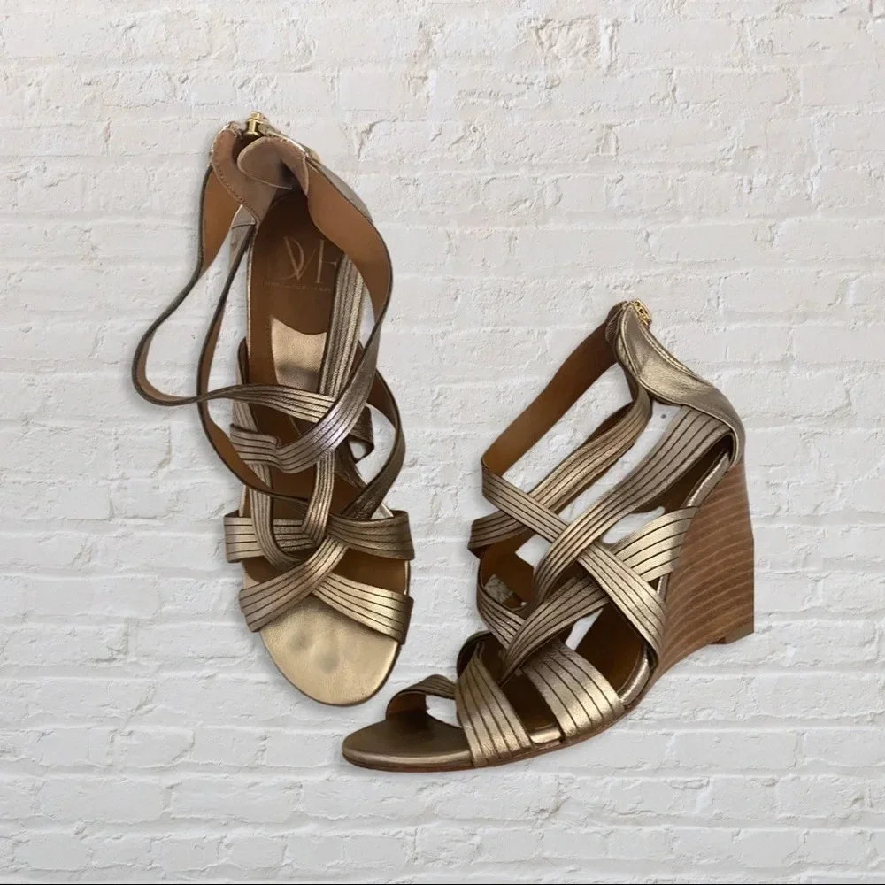 {DVF} Wedge sandals